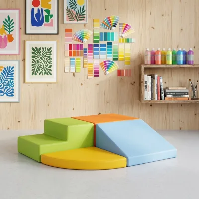 High Density Foam Irregular Small Four-folding Pads for Kids