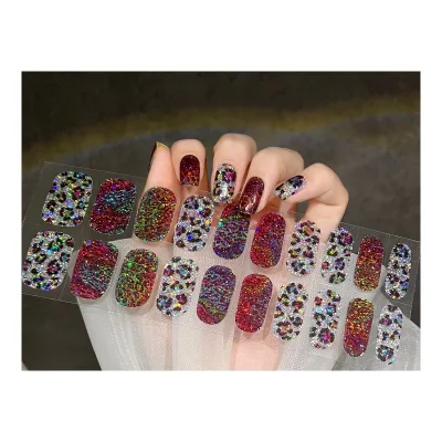 3D Custom Nail Wraps for DIY Beauty Polish Non-Toxic Application