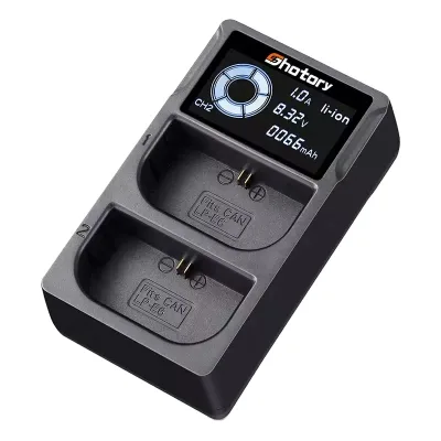 Best Selling LP-E6 Battery Charger LCD USB Dual Fast Charger for Canon LP-E6 FZ100 Digital Camera Battery Factory Made