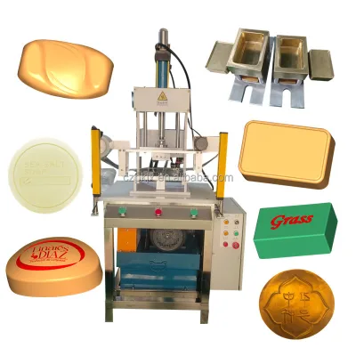 Automation Toilet Soap Making Machine Small Hand Made Soap Logo Press Production Machine