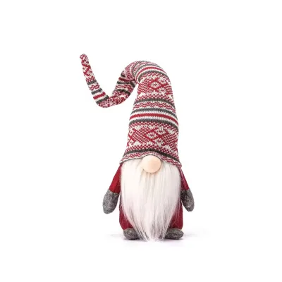 Hstyle Christmas Gnomes Knitted Gnome Xmas Decorations Swedish Doll Elf Dwarf Navidad Swedish Tomte Thanksgiving Handmade Plush