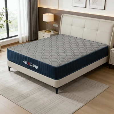 Queen Size Hybrid Mattress Box Pocketed Springs Memory Foam for Back Pain Relief Modern Bedroom Hospital Use 10-Year Warranty