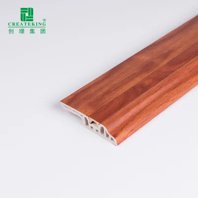 Elegant Home Decor Accessories Eco-friendly PVC Wall Skirting Board Custom Modern Plastic Floor Baseboards for House Decoration