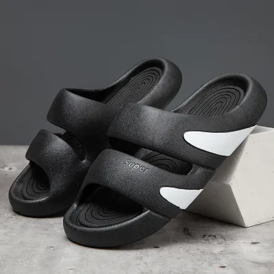 Wholesale Fashion Outdoor Casual Soft EVA Slippers Non-Slip Lightweight Beach Sandals Slipper for Men