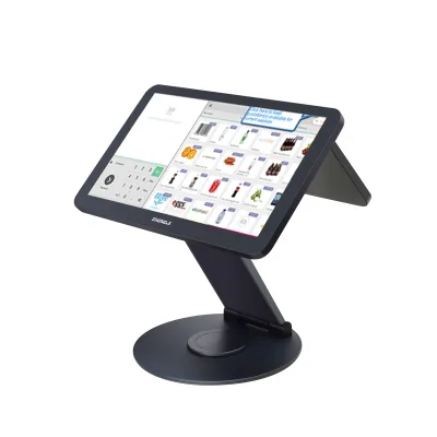 ZJ A1 4G WiFi Dual Touchscreen 15.6-Inch POS Terminal Windows OS Intel 4GB RAM 32GB Storage 2-Year Warranty Financial Restaurant