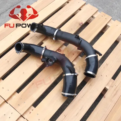 Hot Charge Pipe for Toyota Tundra Sequoia Land Cruiser (J300) 22-23 V6 3.4L Aluminum Intercooler Hose Kit