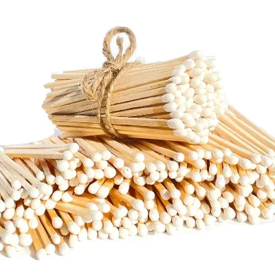 Holder Luxury Wooden Tip Packing Candle Matches Cigar Customize Advertising Hotel Promotion Tube Safety Matches