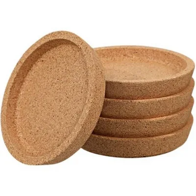 Sustainable & Durable Europe Style Round Wooden Coaster with Customized Logo