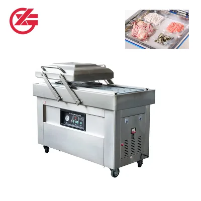 Electric Dual-Use Dry & Wet Cooked Food Vacuum Sealing Machine for Film and Pouch Packaging for Food Factories
