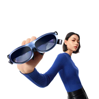 ODM/OEM High Quality Dual 1080p Resolution Ar Glass Foldable Augmented Reality Screen Smart AR Glasses for Mobile Phones