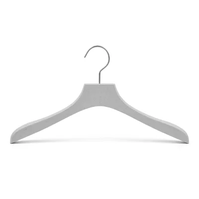 44.5cm Plant Fiber Hanger with Solid, Sustainable Heavy Duty Clothes Hanger for Boutique Display, Factory Direct OEM