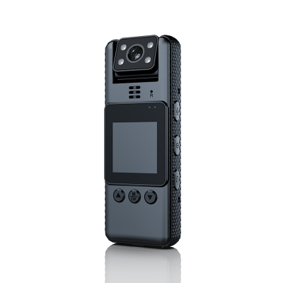 Portable Mini High Definition 1080HD Video Camera Body Worn with Nightshot CMOS Lens and MicroSD Compatible for Vlog Shooting