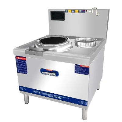 Single-zone Electric Wok and Single-zone Induction Hob Professional Commercial Wok Stove Versions for Hotels and Restaurants