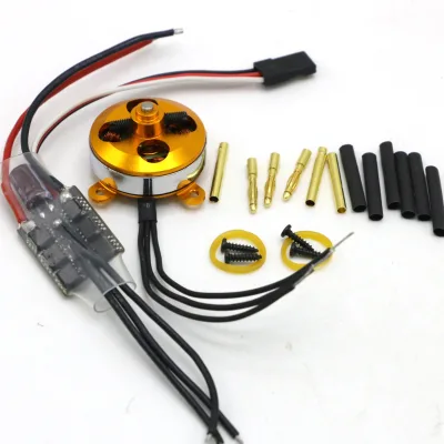 AD A 2204 A2204 7.5A 1400KV 50W SP Brushless Motor W/ Mount + 10A ESC for RC Aircraft/KK Copter Quadcopter UFO