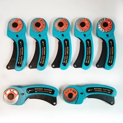 Upgraded 163mm Safety Lock Carpet Knife Automatic Blade Retract Knob Type Change Carbon Steel Rubber Band Cutting Left/Right