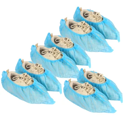 Custom Ozone Disinfecting Non-Woven Disposable Polypropylene Anti-Dust & Non-Skid Medical Shoe Cover Cap Overshoes CE Certified