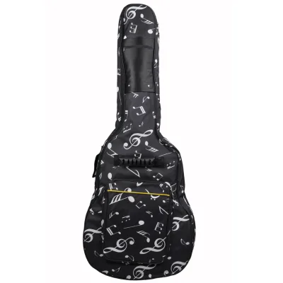 Music Note Pattern Guitar Bag Padded Waterproof Gig Bag Custom Size Logo Print Guitar Case From Source Factory Wholesale