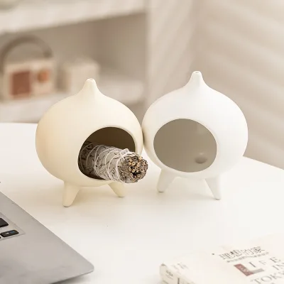 Ceramic Incense Burner Incense Seat Handmade Ceramic Incense Burner Decoration