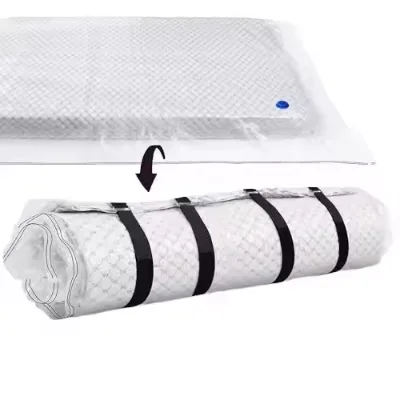Super Size Mattress Bag For Storage Mattress Bags For Moving Reusable PE Mattress Cover 80% Save Space