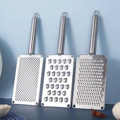 Stainless Steel Vegetable Grater, Peeler, Multifunctional Tool for Grinding Ginger and Garlic, Cheese Grater