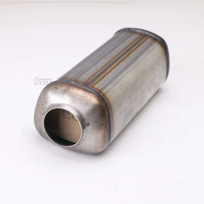 63mm Cutout Euro 4 Standard Honeycomb Ceramic Catalyst Trapezoid Stainless Steel Universal High Flow Catalytic Converter for Car