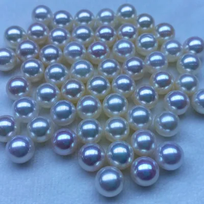 AAAAA Grade Natural Freshwater Pearls 11-12mm White Pink Purple Loose Beads Guangxi for Jewelry Making Third Party Certified