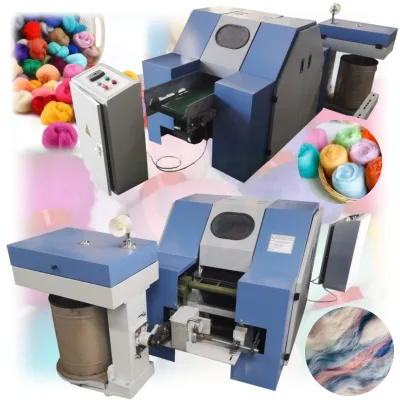 Commercial Small Textile Cotton Carding Machine Lab Wool Fiber Spinning Machine Sliver Yarn Cotton Spinning Machine