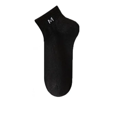 Men's High Quality Short Ankle Socks for Spring/Summer Sweat-Absorbing Odor-Resistant Boat Socks Sublimation Logo Cuff Daily