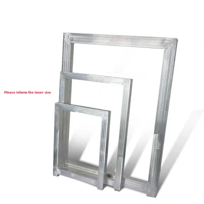 Aluminium Silk Screen Printing Silkscreen Stencil Screens Mesh Frame Stretched Aluminum Screen Printing Frame with Mesh