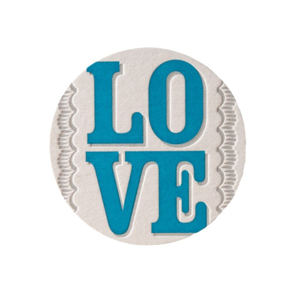 Hot Sell Excitation Concave Paper coaster Beer coaster