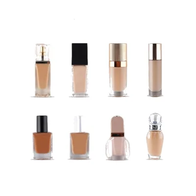 OEM/ODM Factory Manufacture Lasting Poreless Liquid Foundation, Medium to Full Coverage with Matte Finish
