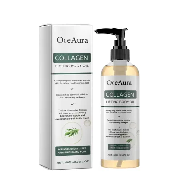 Private Label Collagen Body Oil Firming Nourishing Oil for Shaping Moisturizing Body Oil for Skin Lifting Collagen Body Oil