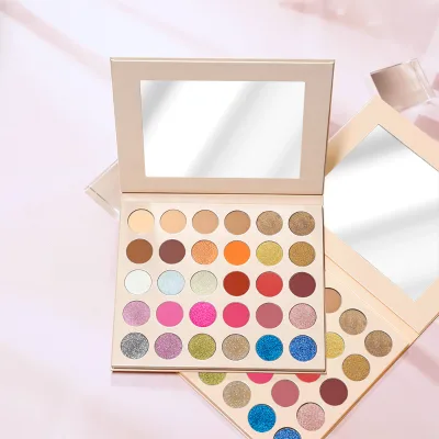 Eyeshadow Brown Natural Smokey Eye Makeup Yellow Brown Eyeshadow Palette Big Eyeshadow Palette 30 Colors Bright Bronze HOT