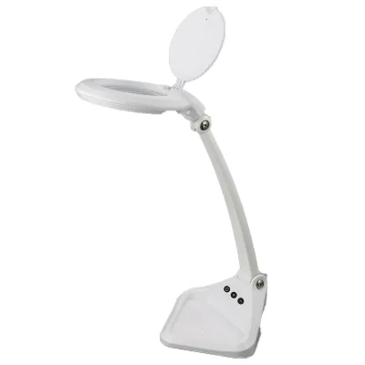 LED Illuminated Magnifier Lamp Dimmable Led Lighted Floor Lamp Lash Beauty Dental Lamp