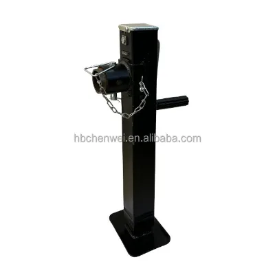 New RV Car Trailer Hoist Steel Zinc Plated Holder Cement Mixer Remolque Factory Customization Portable Foot Plate