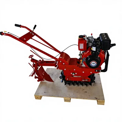 Wholesale Small diesel and Gas-powered Agricultural Machinery, Mini Rotary Tillers Chain Tiller