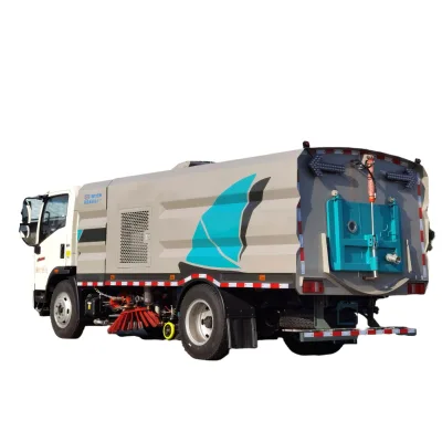 5-9 square Washing and Sweeping Truck Howo Dongfeng Furica Road Sweeper Road Maintenance Truck Sweeping Truck