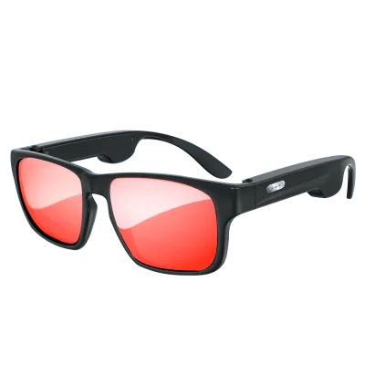 Smart Touch Sunglasses UV Polarized Protect Eyesight Smart Bone Conduction Sunglasses for Hearing Aid