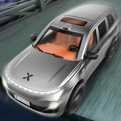 Children's 1/22 New Energy Simulation Car (Eight-Way Charging) Gift, Includes Remote Control