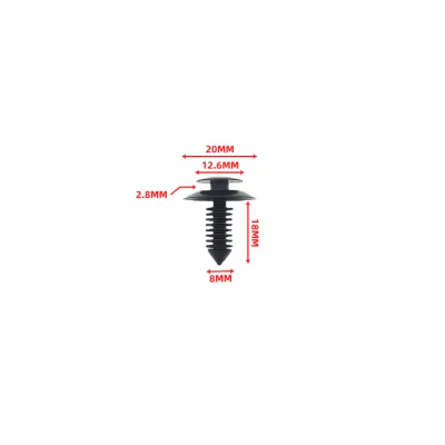 AD Nylon Vacuum Air Tubing Fitting Straight Hose Connector Auto Clips and Fasteners Manufacturer
