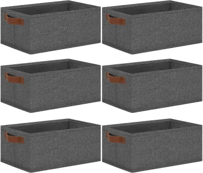 Wardrobe Clothes Organizer for Jeans, Upgraded Drawer Organizers for Clothing with Handle Foldable, Drawer Clothes Organizers