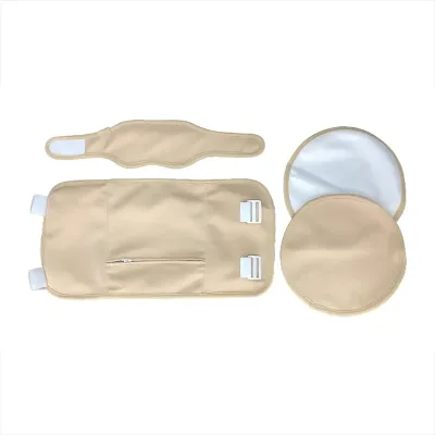 Self-Adhesive Organic Castor Oil Pack Cotton Flannel for Wrap Packs Black Using Treatment Extra Large Liver Detox Adhesive