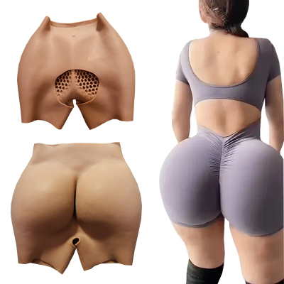 Women's Silicone Shaper Butt Lift Buttocks Shaper Butt Lift Pads Enhancer Short Leggings with Panties Hips and Bums Silicone