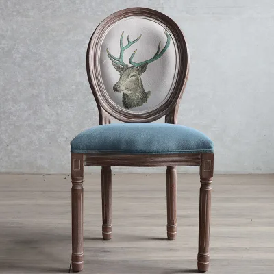 Exquisite Wooden Chair with Creative Animal Design - Great for Home and Restaurant Decoration
