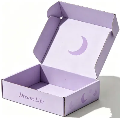 Wholesale Custom Color Corrugated Mailer Boxes Multi-Size Options, Matte Finish, for Apparel Cosmetics & Small Business Shipping