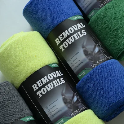 Super Fine Microfiber Double Side Water Absorption Car Cleaning Towel Thick Customizable Efficient Car Wash Towel