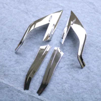 CarPlus Auto Accessories Chrome Cover Rear Lamp Tail Light Cover Accessories for RAV4 2019 Years