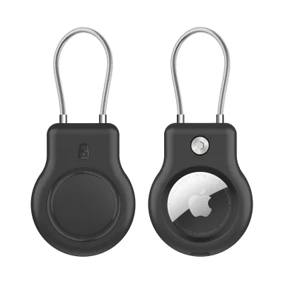 Anti-Lost Wireless Tracker Protective Cover Protective Sleeve Case with Keychain for Airtag Accessories