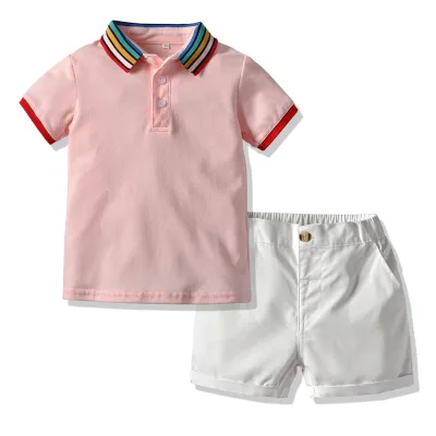 Hot Newest Cool Boy Kids Clothing Set Outfits 2 Pieces Children Clothes Set for Summer