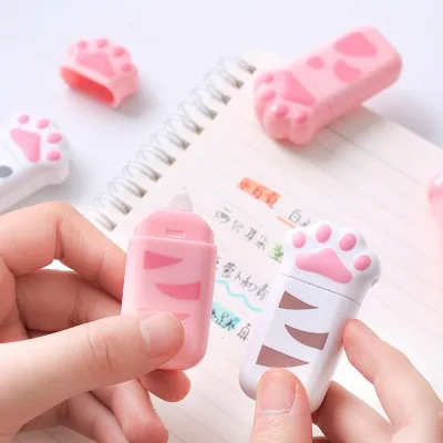 Eurolucky Cat Paw Correction Tape Belt Cute Girl Correction Tape Cute Correction Tape